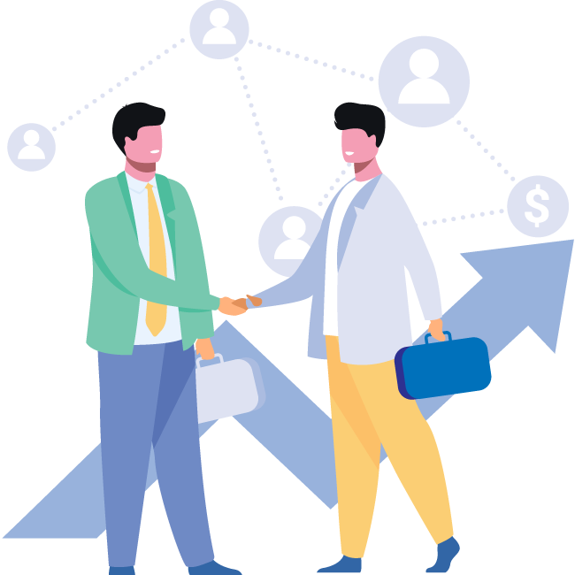 successful partnership icon