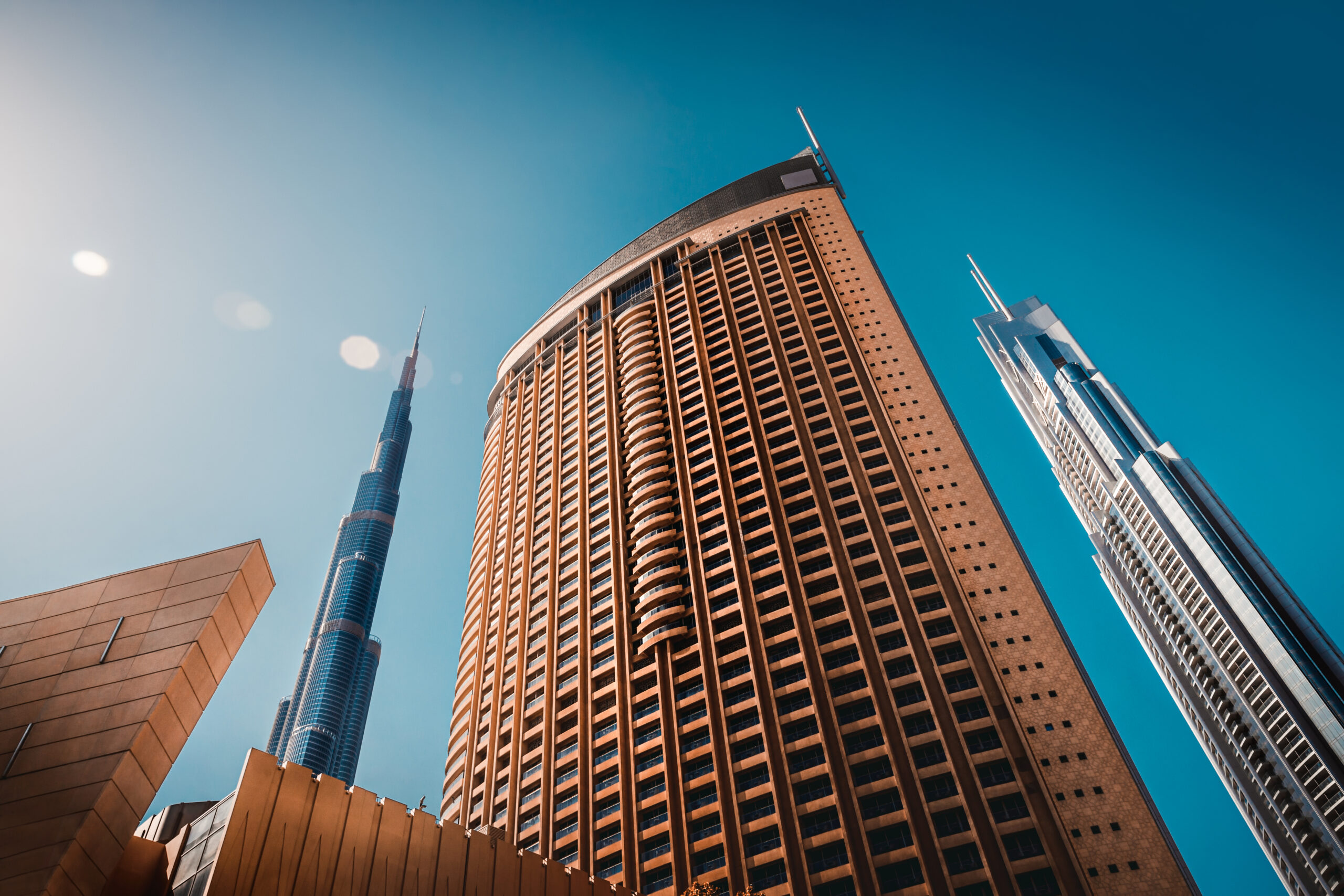 Panoramic view of Downtown Dubai’s financial hub