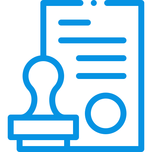 approval stamp icon