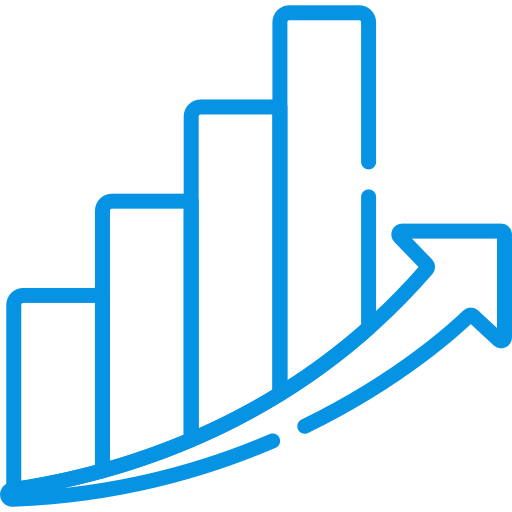 growth chart icon